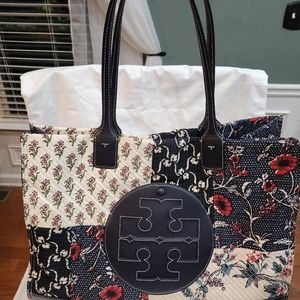 Tory Burch Ella Quilted Patchwork Bag